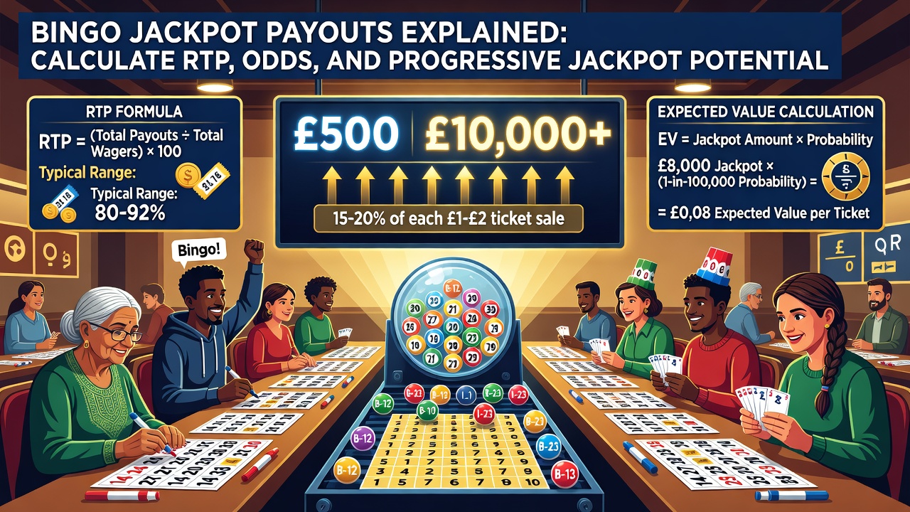 Bingo Jackpot Payouts Explained: Calculate RTP, Odds, and Progressive Jackpot Potential